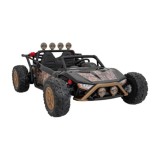 JOKO Veľké Elektrické Autíčko Buggy Racing 5, Dvojmiestne Kožené sedadlo, penové kolesá, 2x200W, nosnosť 50kg, modré