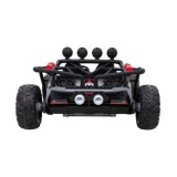 JOKO Veľké Elektrické Autíčko Buggy Racing 5, Dvojmiestne Kožené sedadlo, penové kolesá, 2x200W, nosnosť 50kg, sivé