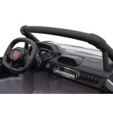 JOKO Veľké Elektrické Autíčko Buggy Racing 5, Dvojmiestne Kožené sedadlo, penové kolesá, 2x200W, nosnosť 50kg, sivé