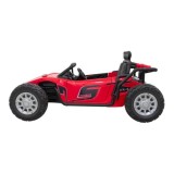 JOKO Veľké Elektrické Autíčko Buggy Racing 5, Dvojmiestne Kožené sedadlo, penové kolesá, 2x200W, nosnosť 50kg, červené