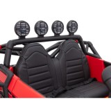 JOKO Veľké Elektrické Autíčko Buggy Racing 5, Dvojmiestne Kožené sedadlo, penové kolesá, 2x200W, nosnosť 50kg, červené