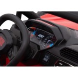 JOKO Veľké Elektrické Autíčko Buggy Racing 5, Dvojmiestne Kožené sedadlo, penové kolesá, 2x200W, nosnosť 50kg, červené