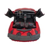 JOKO Veľké Elektrické Autíčko Lamborghini Aventador SV, kožené sedadlo, penové kolesá, nosnosť 100kg, 2x200W, 24V, červené