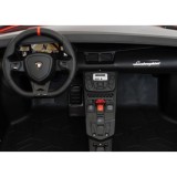JOKO Veľké Elektrické Autíčko Lamborghini Aventador SV, kožené sedadlo, penové kolesá, nosnosť 100kg, 2x200W, 24V, červené