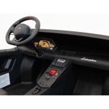 JOKO Veľké Elektrické Autíčko Lamborghini Aventador SV, kožené sedadlo, penové kolesá, nosnosť 100kg, 2x200W, 24V, biele