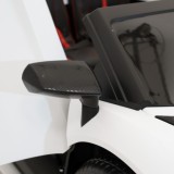 JOKO Veľké Elektrické Autíčko Lamborghini Aventador SV, kožené sedadlo, penové kolesá, nosnosť 100kg, 2x200W, 24V, biele