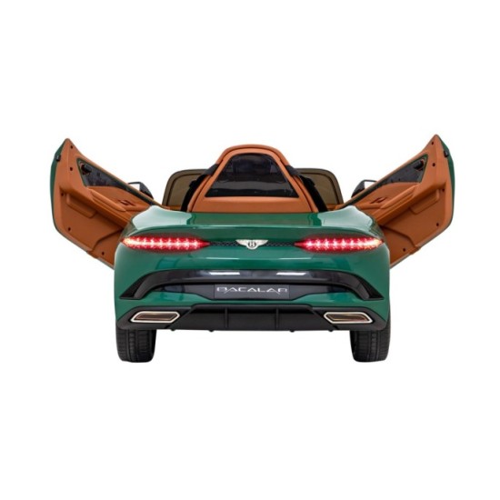 JOKO Elektrické autíčko Bentley Bacalar, penové kolesá, kožené sedadlo, zelené