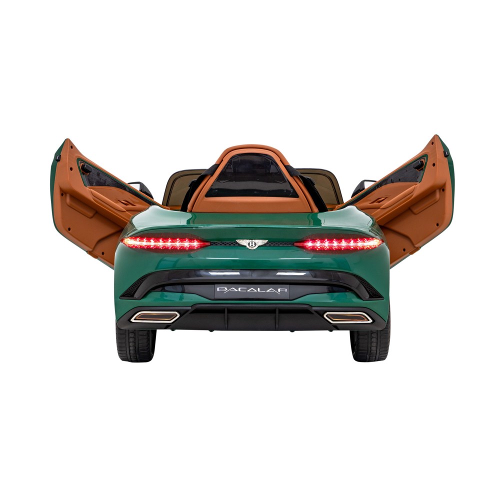 JOKO Elektrické autíčko Bentley Bacalar, penové kolesá, kožené sedadlo, zelené