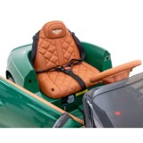 JOKO Elektrické autíčko Bentley Bacalar, penové kolesá, kožené sedadlo, zelené
