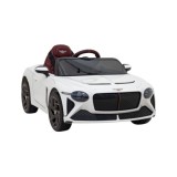 JOKO Elektrické autíčko Bentley Bacalar, penové kolesá, kožené sedadlo, biele
