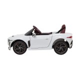 JOKO Elektrické autíčko Bentley Bacalar, penové kolesá, kožené sedadlo, biele