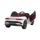 JOKO Elektrické autíčko Bentley Bacalar, penové kolesá, kožené sedadlo, biele