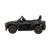 JOKO Elektrické autíčko Bentley Bacalar, penové kolesá, kožené sedadlo, čierne