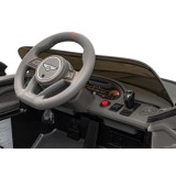 JOKO Elektrické autíčko Bentley Bacalar, penové kolesá, kožené sedadlo, čierne