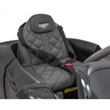 JOKO Elektrické autíčko Bentley Bacalar, penové kolesá, kožené sedadlo, čierne