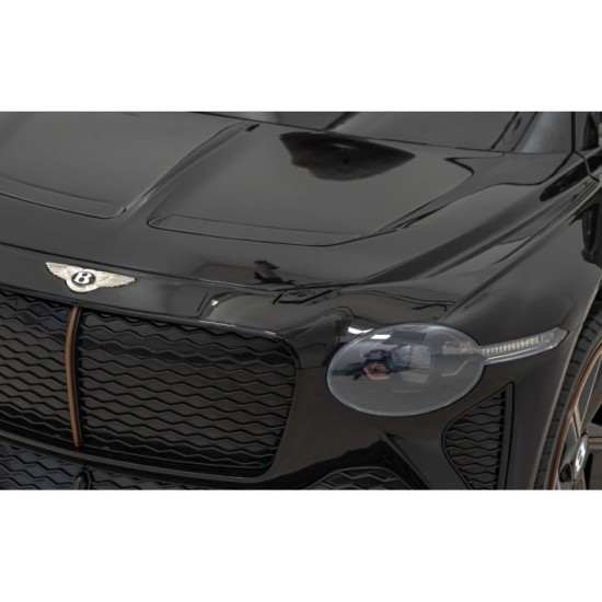 JOKO Elektrické autíčko Bentley Bacalar, penové kolesá, kožené sedadlo, čierne
