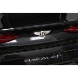 JOKO Elektrické autíčko Bentley Bacalar, penové kolesá, kožené sedadlo, čierne