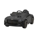 JOKO Elektrické autíčko Bentley Bacalar, penové kolesá, kožené sedadlo, čierne