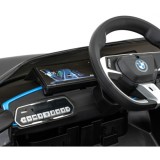 JOKO Elektrické autíčko BMW I4, penové kolesá, kožené sedadlo, čierne