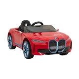 JOKO Elektrické autíčko BMW I4, penové kolesá, kožené sedadlo, červené