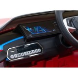 JOKO Elektrické autíčko BMW I4, penové kolesá, kožené sedadlo, červené