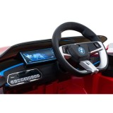 JOKO Elektrické autíčko BMW I4, penové kolesá, kožené sedadlo, červené