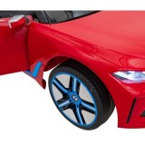 JOKO Elektrické autíčko BMW I4, penové kolesá, kožené sedadlo, červené