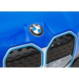 JOKO Elektrické autíčko BMW I4, penové kolesá, kožené sedadlo, modré