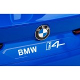 JOKO Elektrické autíčko BMW I4, penové kolesá, kožené sedadlo, modré