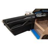 JOKO Elektrické autíčko BMW I4, penové kolesá, kožené sedadlo, hnedé