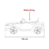 JOKO Elektrické autíčko BMW I4, penové kolesá, kožené sedadlo, hnedé
