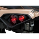 JOKO Elektrická Štvorkolka Maverick ATV 2x200W 24V, kožené sedadlo, penové kolesá, FM rádio, hnedá