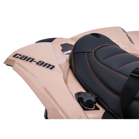 JOKO Elektrická Štvorkolka Maverick ATV 2x200W 24V, kožené sedadlo, penové kolesá, FM rádio, hnedá