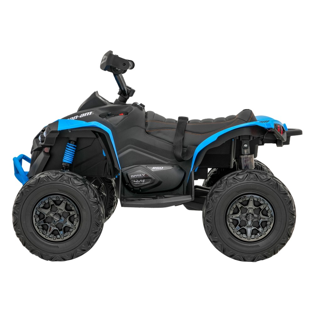 JOKO Elektrická Štvorkolka Maverick ATV 2x200W 24V, kožené sedadlo, penové kolesá, FM rádio, modrá