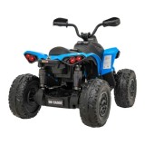 JOKO Elektrická Štvorkolka Maverick ATV 2x200W 24V, kožené sedadlo, penové kolesá, FM rádio, modrá
