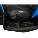 JOKO Elektrická Štvorkolka Maverick ATV 2x200W 24V, kožené sedadlo, penové kolesá, FM rádio, modrá