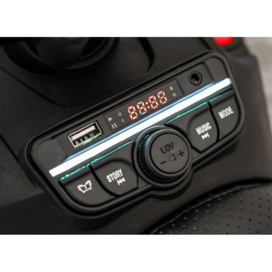 JOKO Elektrická Štvorkolka Maverick ATV 2x200W 24V, kožené sedadlo, penové kolesá, FM rádio, modrá
