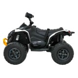 JOKO Elektrická Štvorkolka Maverick ATV 2x200W 24V, kožené sedadlo, penové kolesá, FM rádio, biela