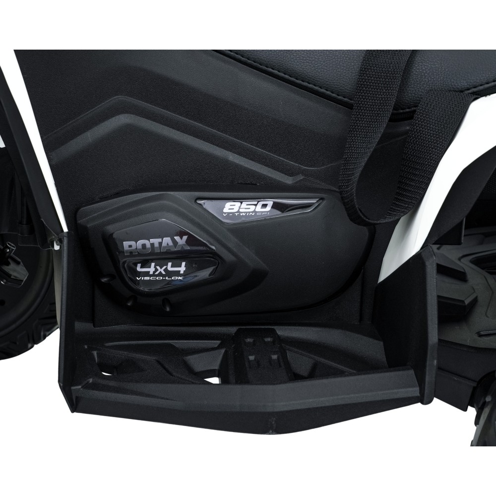 JOKO Elektrická Štvorkolka Maverick ATV 2x200W 24V, kožené sedadlo, penové kolesá, FM rádio, biela