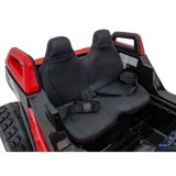 JOKO Elektrické Autíčko Buggy Clash STRONG 4x4 300W 24V, penové kolesá, Dvojmiestne kožené sedadlo, Nosnosť 60kg, červené