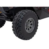 JOKO Elektrické Autíčko Buggy Clash STRONG 4x4 300W 24V, penové kolesá, Dvojmiestne kožené sedadlo, Nosnosť 60kg, červené