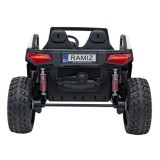 JOKO Elektrické Autíčko Buggy Clash STRONG 4x4 300W 24V, penové kolesá, Dvojmiestne kožené sedadlo, Nosnosť 60kg, biele