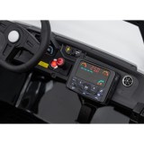 JOKO Elektrické Autíčko Buggy Clash STRONG 4x4 300W 24V, penové kolesá, Dvojmiestne kožené sedadlo, Nosnosť 60kg, biele
