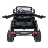 JOKO Elektrické Autíčko Buggy Clash STRONG 4x4 300W 24V, penové kolesá, Dvojmiestne kožené sedadlo, Nosnosť 60kg, biele