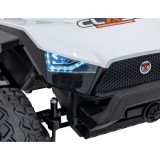 JOKO Elektrické Autíčko Buggy Clash STRONG 4x4 300W 24V, penové kolesá, Dvojmiestne kožené sedadlo, Nosnosť 60kg, biele