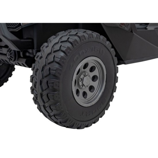 JOKO Elektrické Autíčko Buggy Clash STRONG 4x4 300W 24V, penové kolesá, Dvojmiestne kožené sedadlo, Nosnosť 60kg, biele