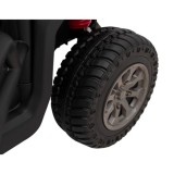 JOKO Elektrické autíčko s Elektricky vyklápacou vlečkou Pick-Up Speed 900, kožené sedadlo, penové kolesá, nosnosť 50kg, modré