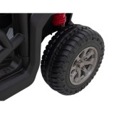 JOKO Elektrické autíčko s Elektricky vyklápacou vlečkou Pick-Up Speed 900, kožené sedadlo, penové kolesá, nosnosť 50kg, zelené