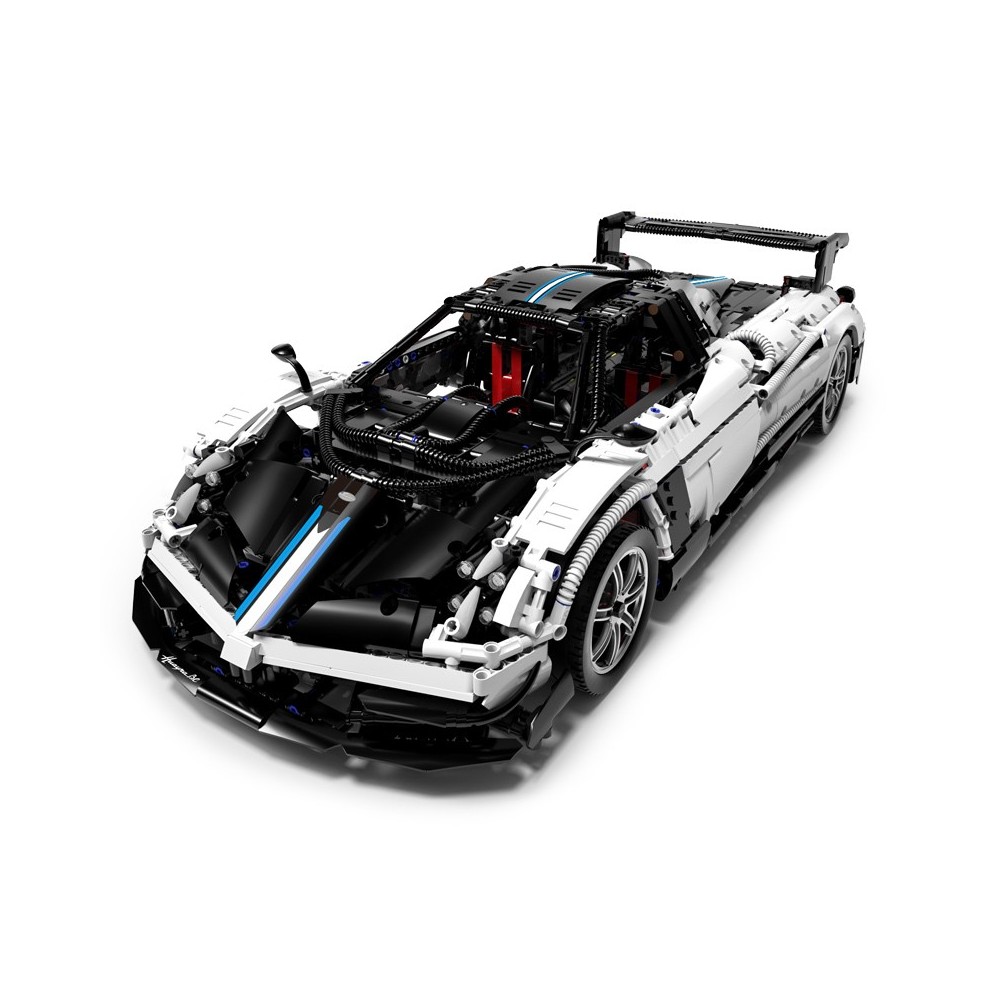 Rastar Veľká Technická stavebnica 2892ks Auto Pagani Huayra 1:8, biele
