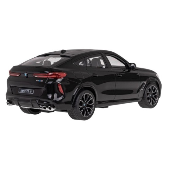 RASTAR RC Auto BMW X6 M 1:14 na diaľkové ovládanie + LED svetlá, čierne